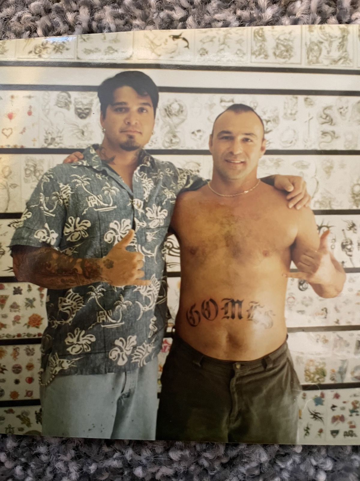 Kevin Mokuahi with Johnny Boy Gomes